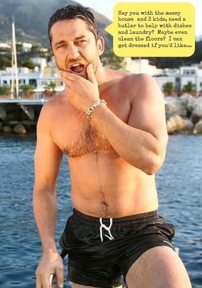 gerard butler on cleaning